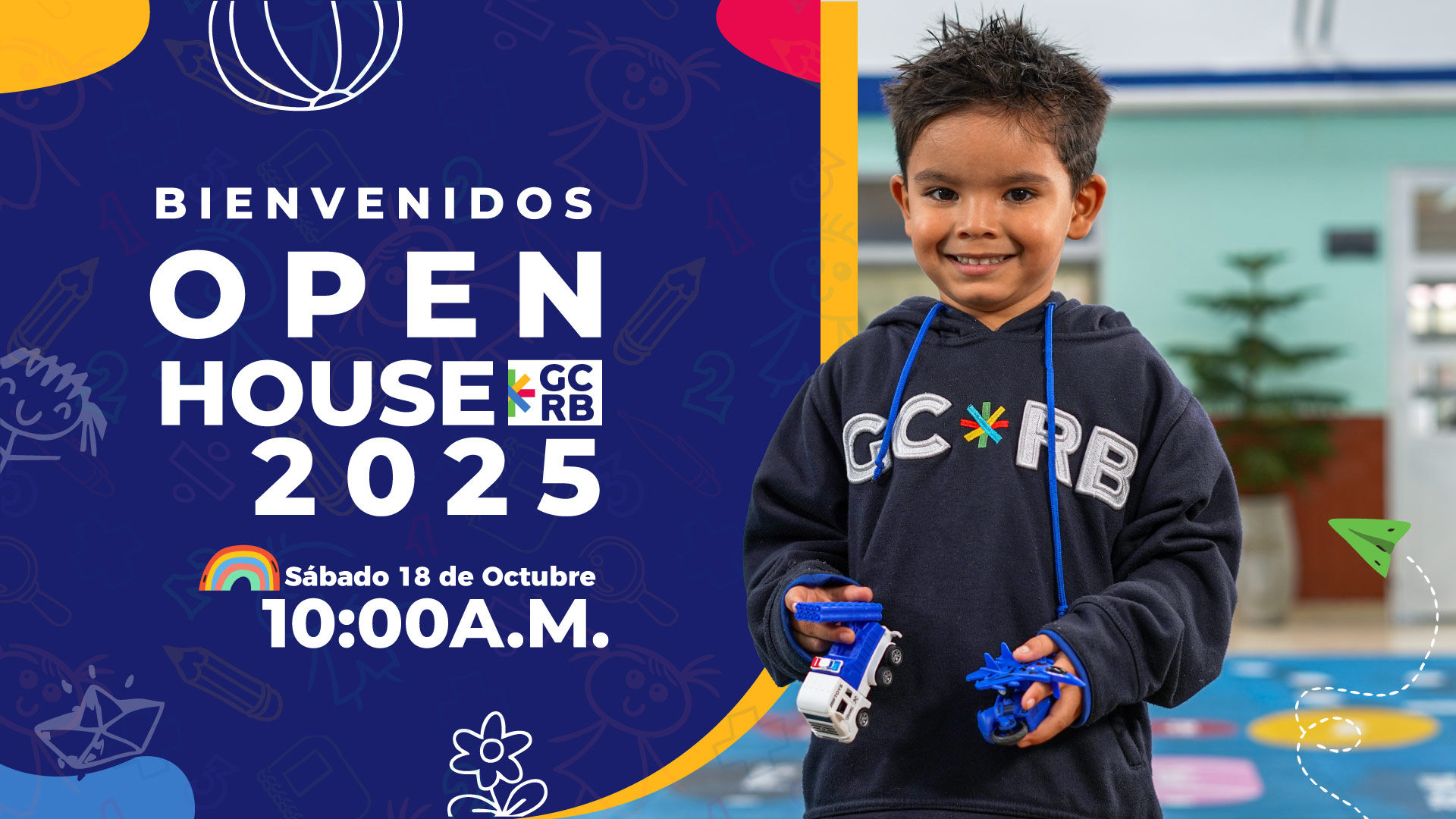 Ven y disfruta de la experiencia de ser parte del GCRB . Admisiones 2026.